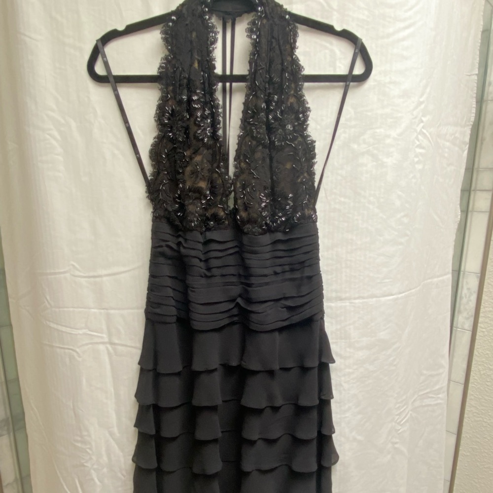 Black cocktail dress. Size four